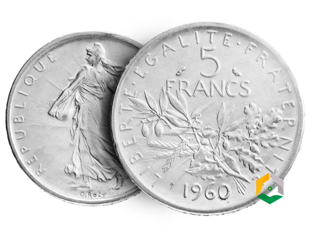5 Francs Semeuse (1959-1969) ARGENT - Change, OR & Argent.