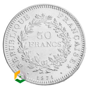 50 FRANCS HERCULE argent CHANGE-OR-ARGENT Cannes