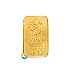 Lingotin d'or 10 grammes ornicor