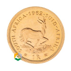 Pièce or 1 rand Sud Africain